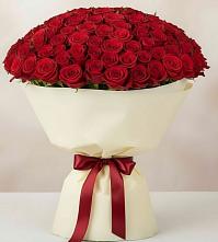 Букет 101 Красная роза Милано в Дединово