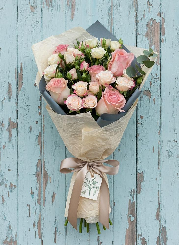 Букет цветов из: Розы в Дединово