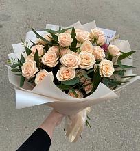 Букет Кремовые розы Латте #REPLACE_PRED# Дединово