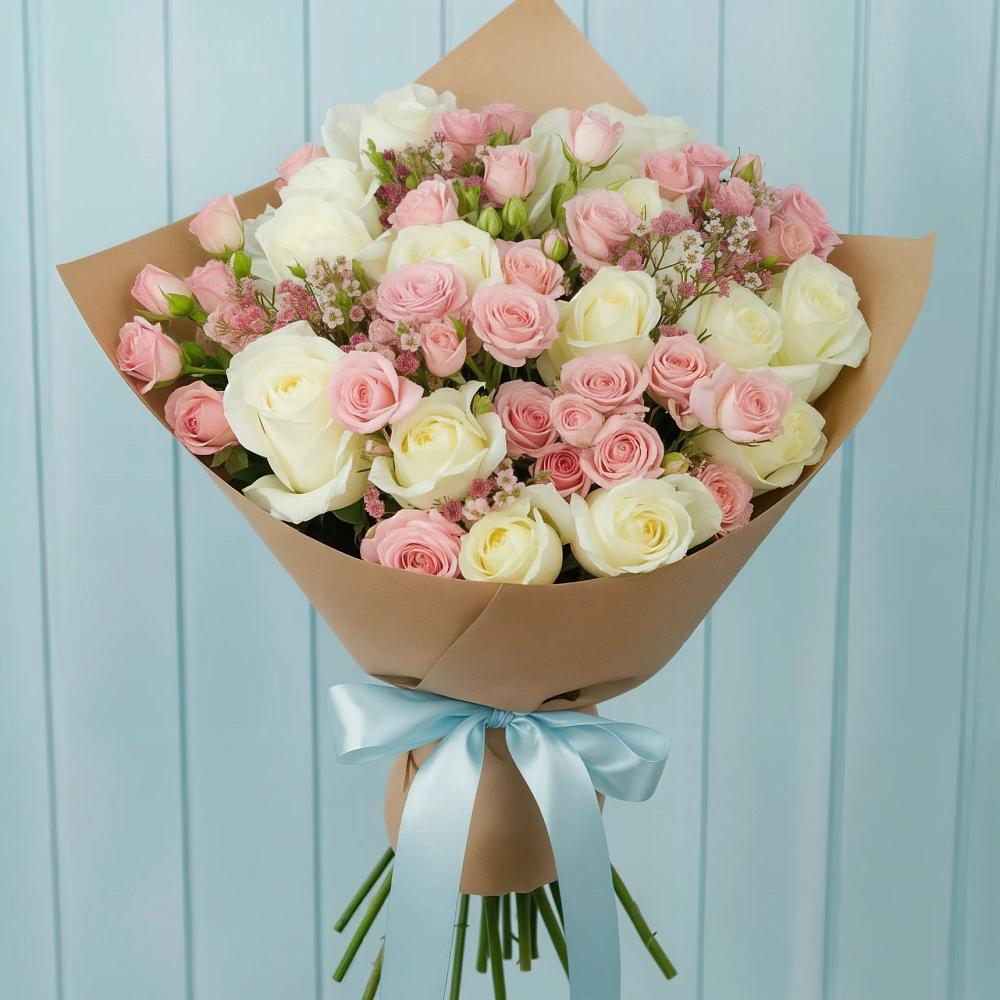 Букет цветов из: Розы в Дединово