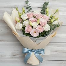 Букет цветов из:  Лизиантусы в Дединово