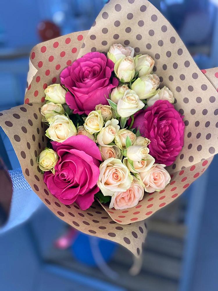 Букет цветов из: Розы в Дединово