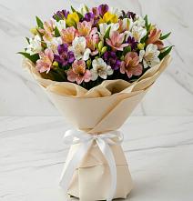 Букет цветов из:  Альстромерии #REPLACE_PRED# Дединово