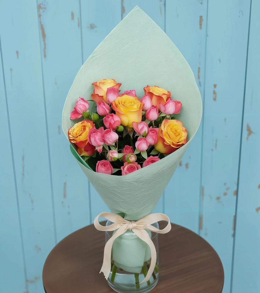 Букет цветов из: Розы в Дединово