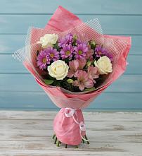 Букет цветов из:  Герберы #REPLACE_PRED# Дединово