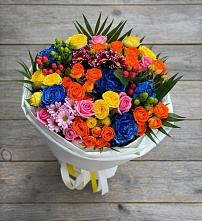 Букет цветов из:  Розы и Хризантемы в Дединово