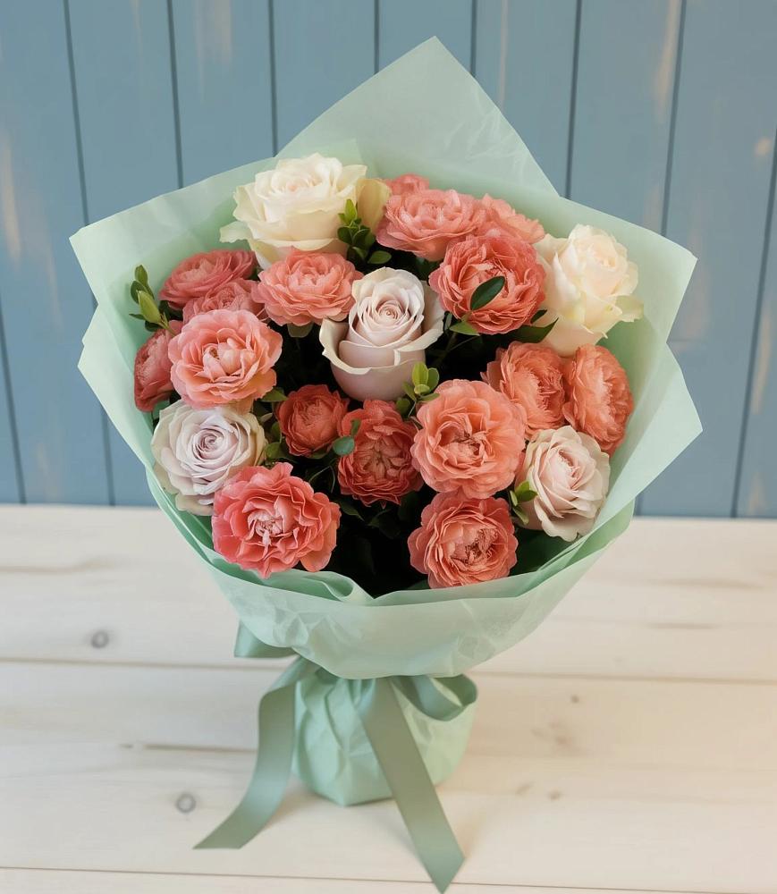 Букет цветов из: Розы в Дединово