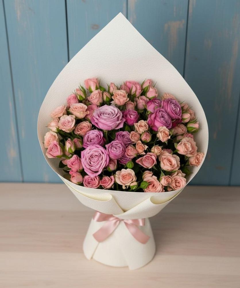 Букет цветов из: Розы в Дединово