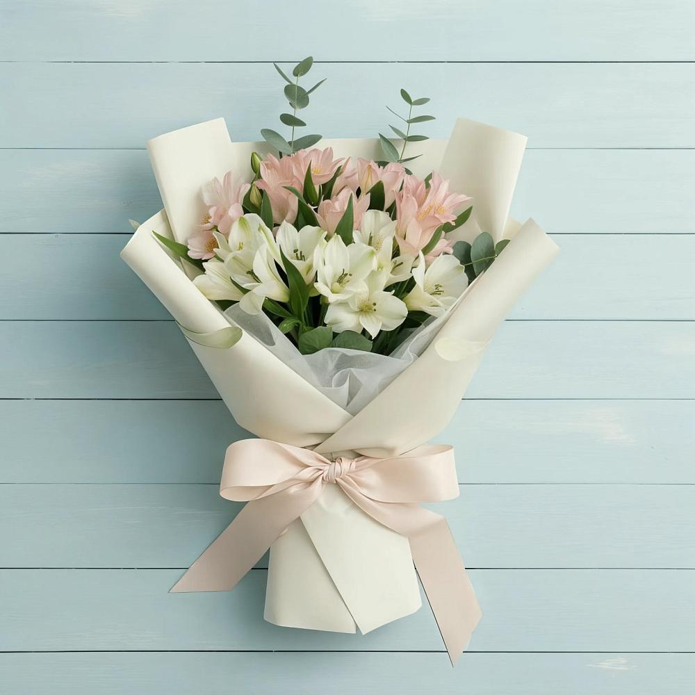 Букет цветов из: Альстромерии в Дединово